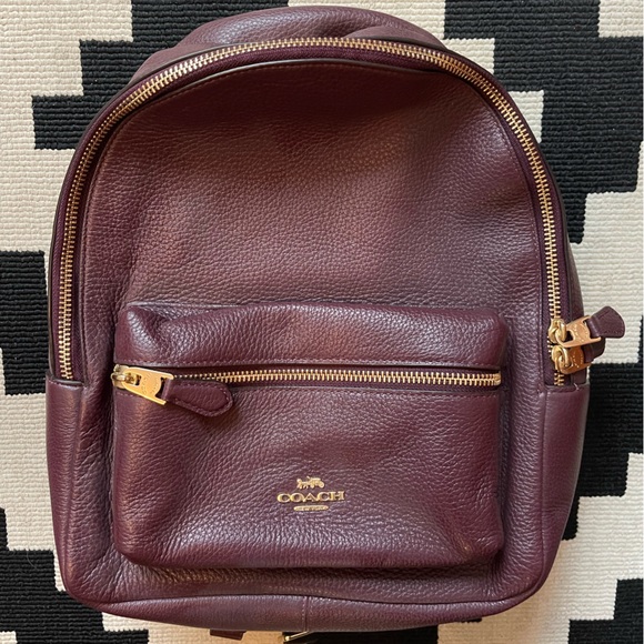 Authentic Coach Backpack- COURT in Boysenberry. NWT. - Picture 1 of 7